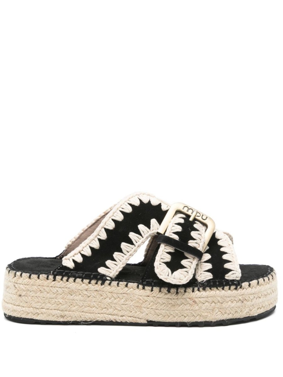 Mou Sandals Black - mondo moda griffe