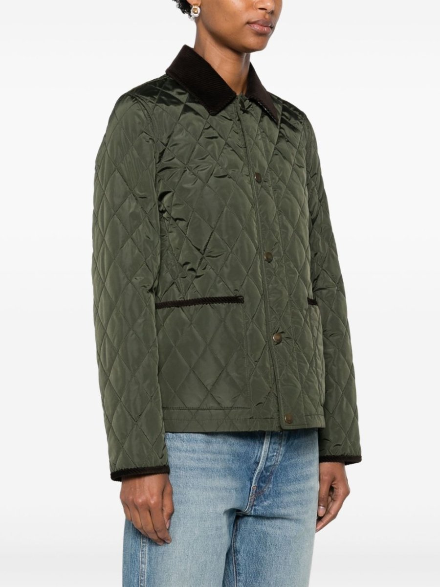 Burberry Quilted blazer corduroy collar - mondo moda griffe