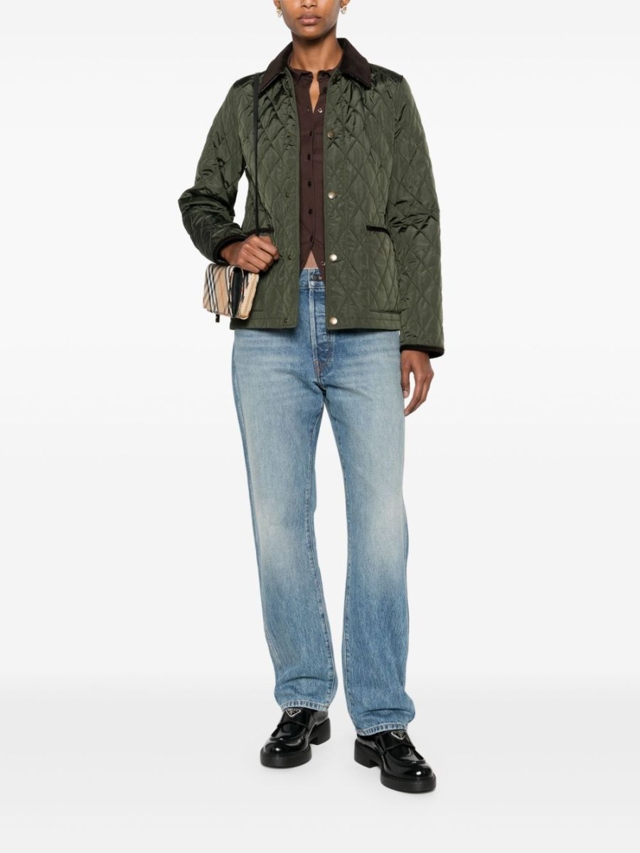 Burberry Quilted blazer corduroy collar - mondo moda griffe