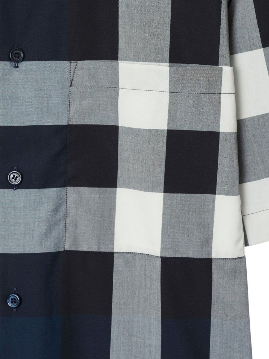 Burberry Somerton Checked Regular - fit Stretch - cotton Shirt - mondo moda griffe