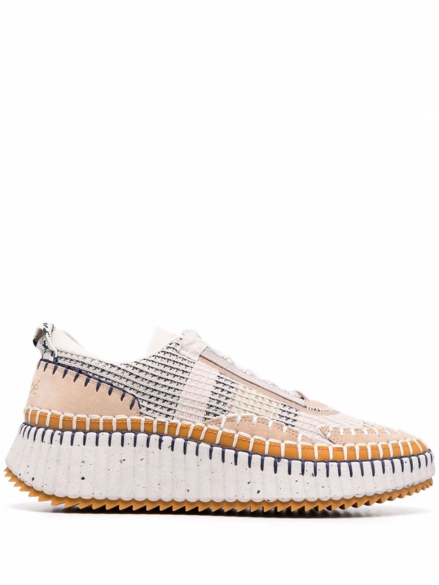 Chloé Chloè Sneakers Beige - mondo moda griffe