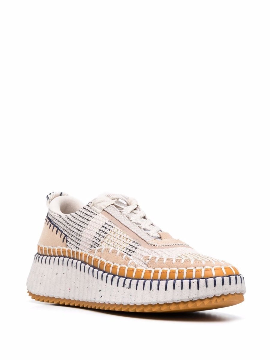 Chloé Chloè Sneakers Beige - mondo moda griffe