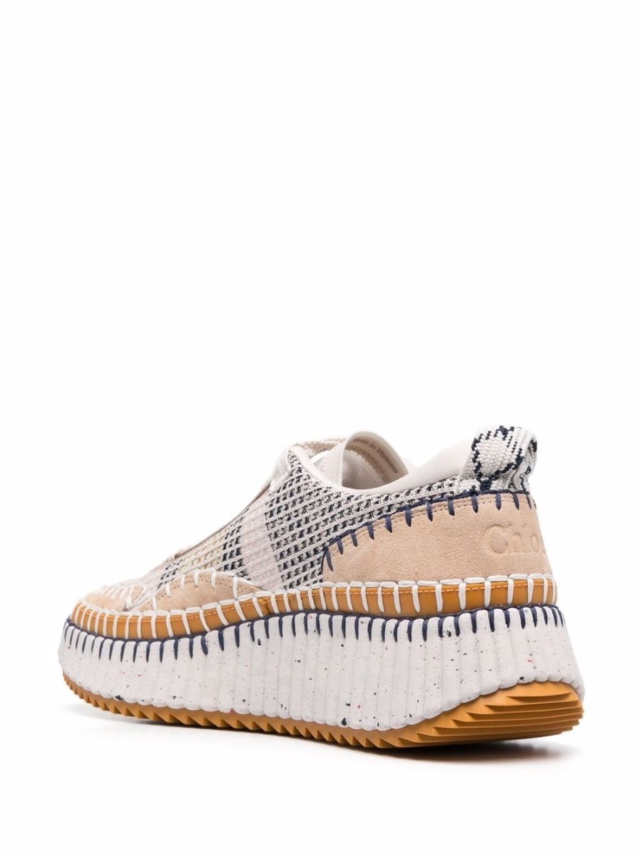 Chloé Chloè Sneakers Beige - mondo moda griffe