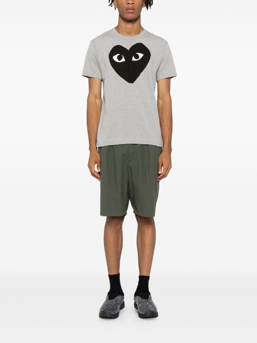 Comme Des Garcons Heart - print T-shirt - mondo moda griffe