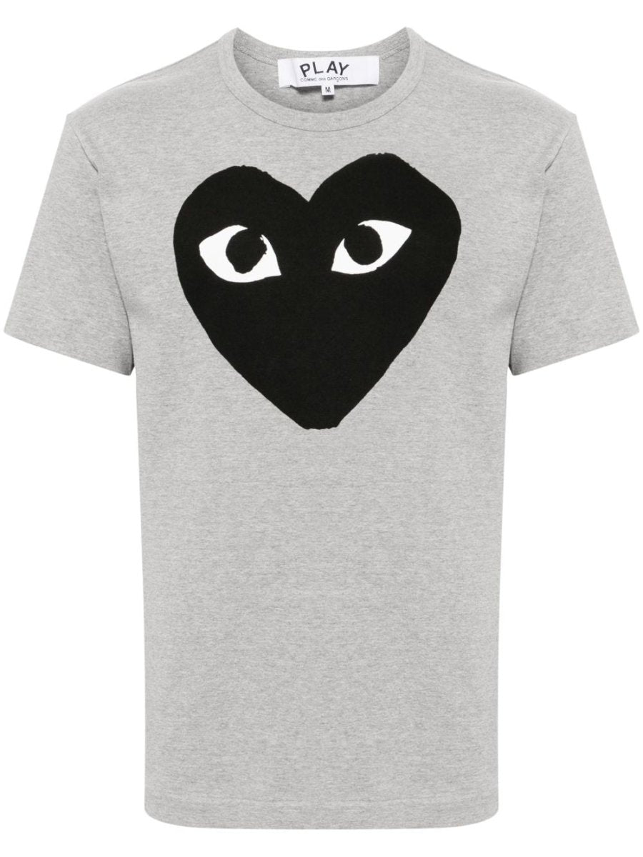 Comme Des Garcons Heart - print T-shirt - mondo moda griffe