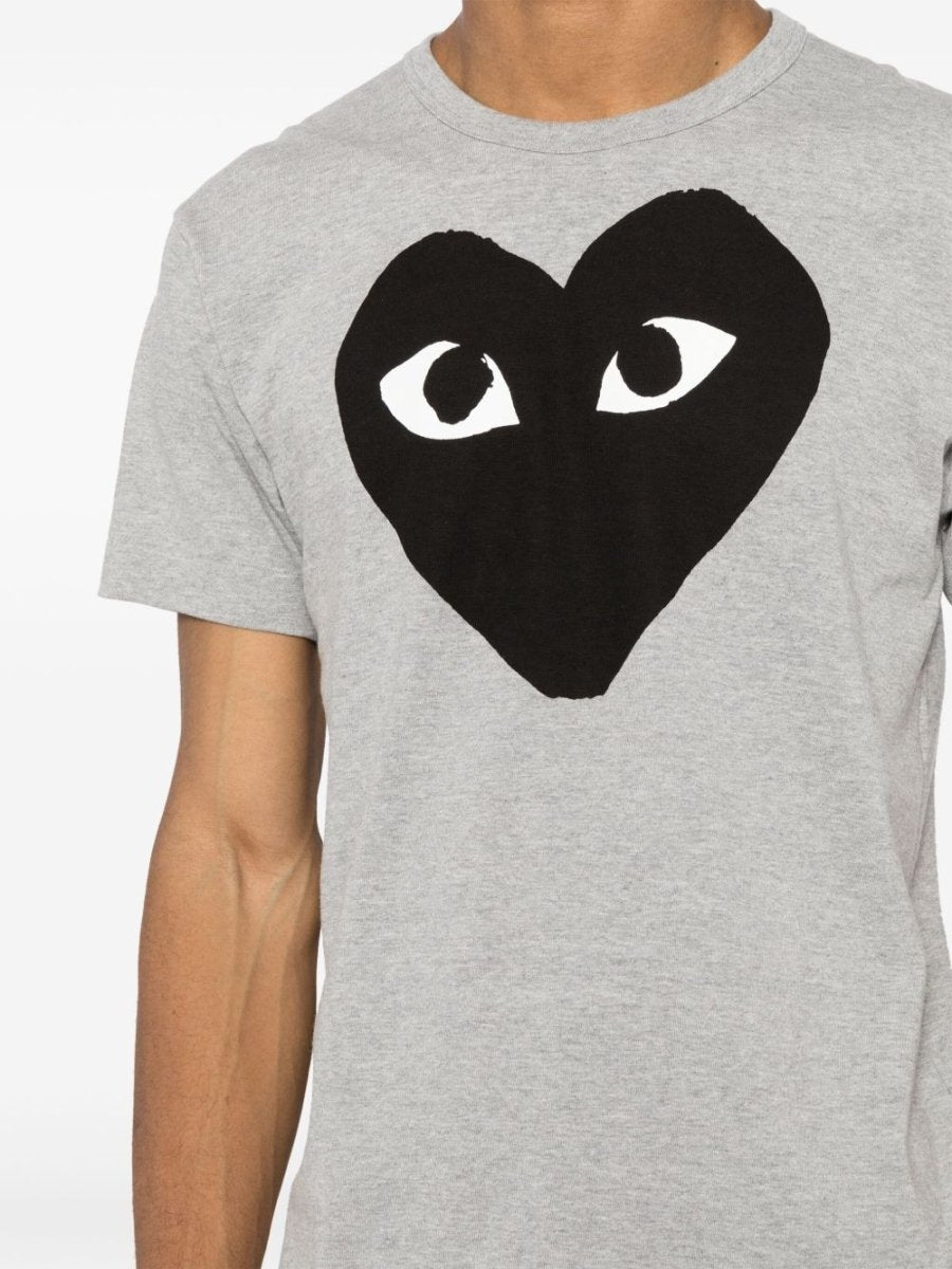 Comme Des Garcons Heart - print T-shirt - mondo moda griffe