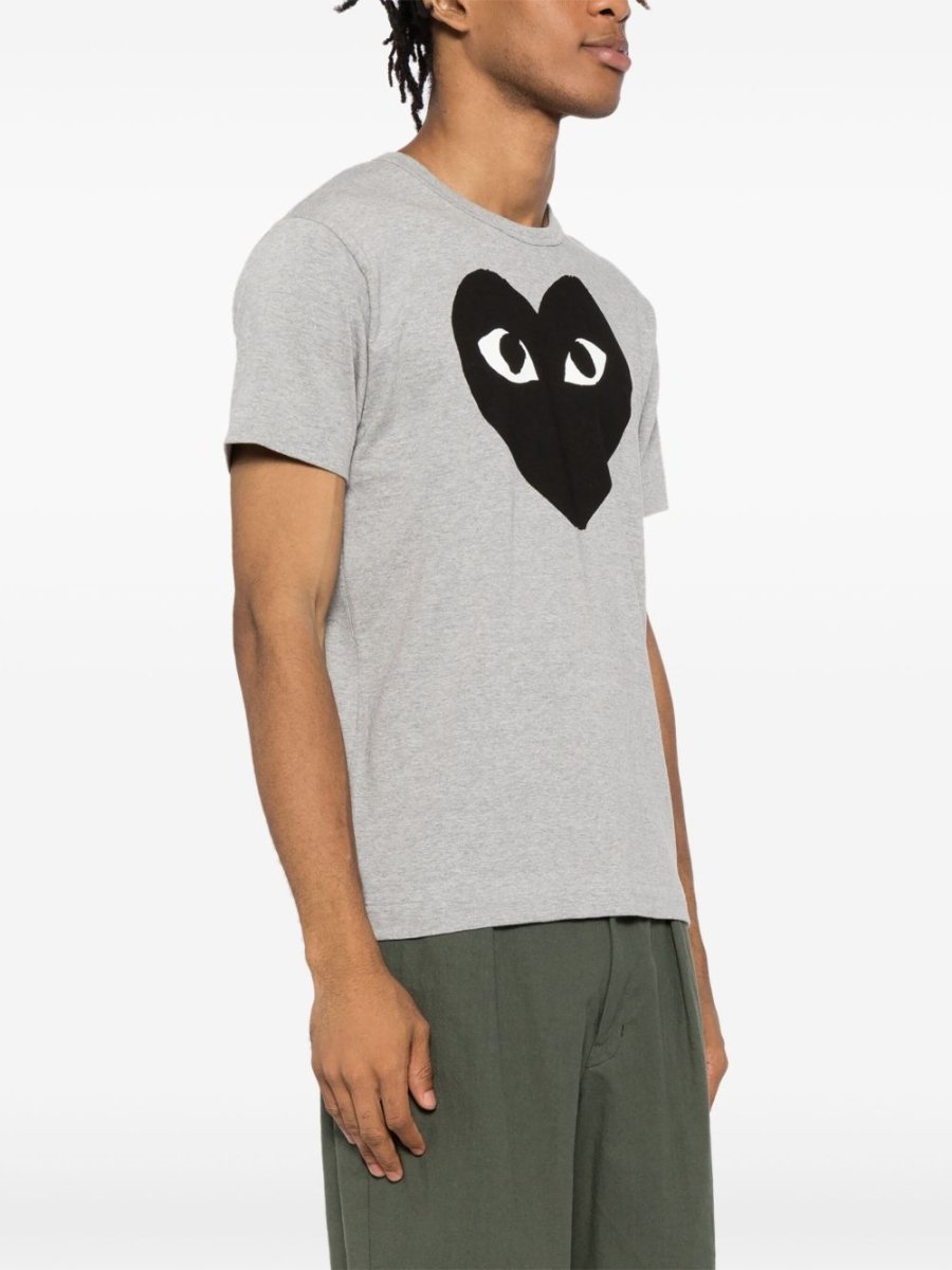 Comme Des Garcons Heart - print T-shirt - mondo moda griffe