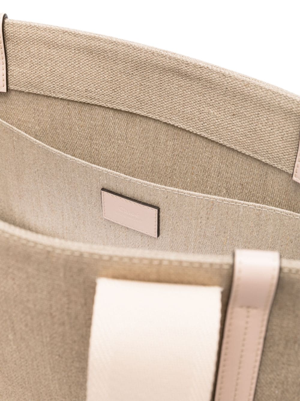 Chloé Woody canvas medium tote bag - mondo moda griffe