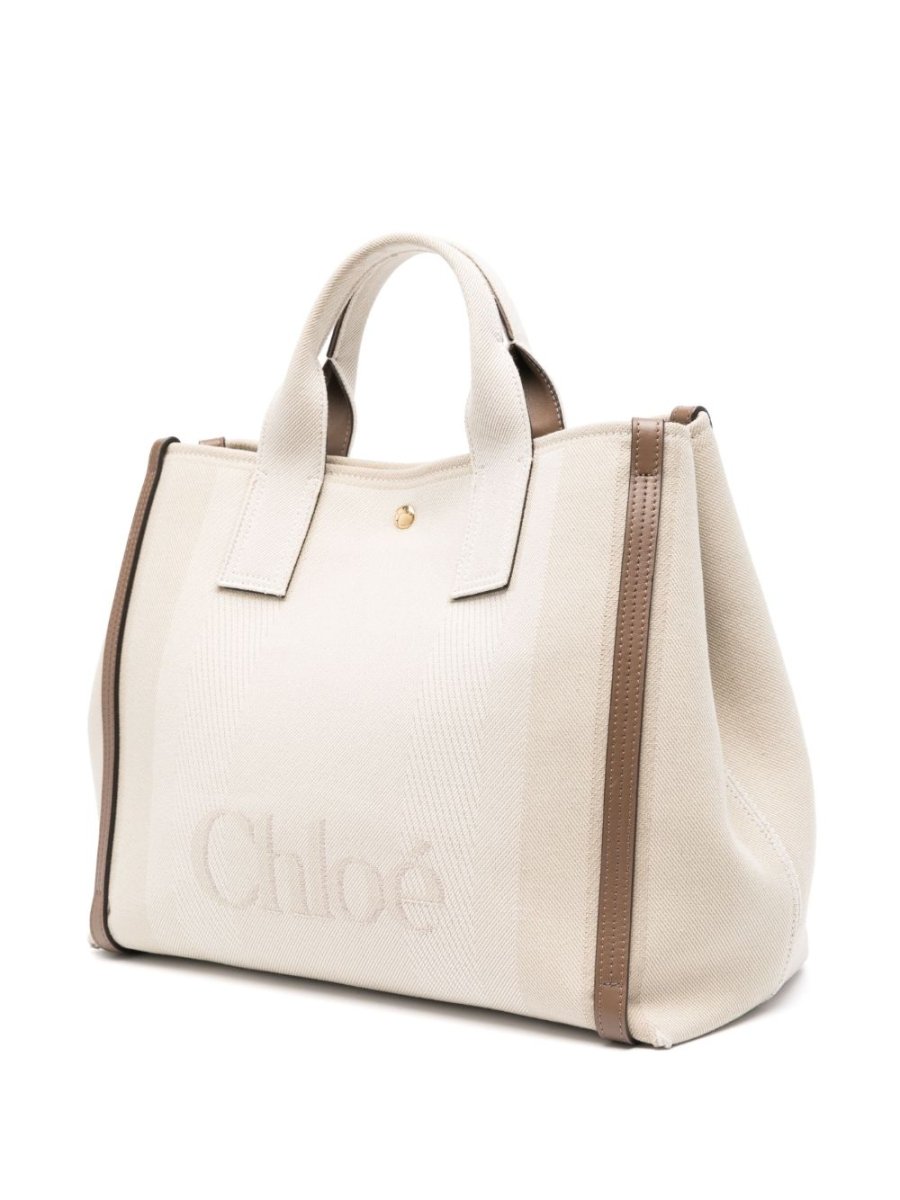 Chloé Carry canvas tote bag - mondo moda griffe