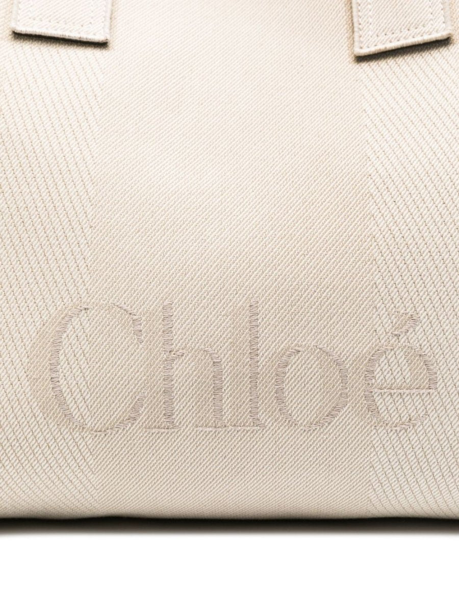 Chloé Carry canvas tote bag - mondo moda griffe