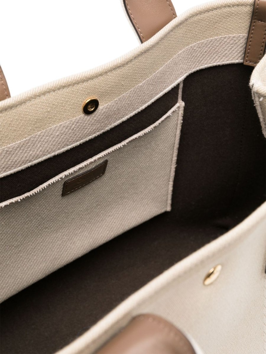 Chloé Carry canvas tote bag - mondo moda griffe