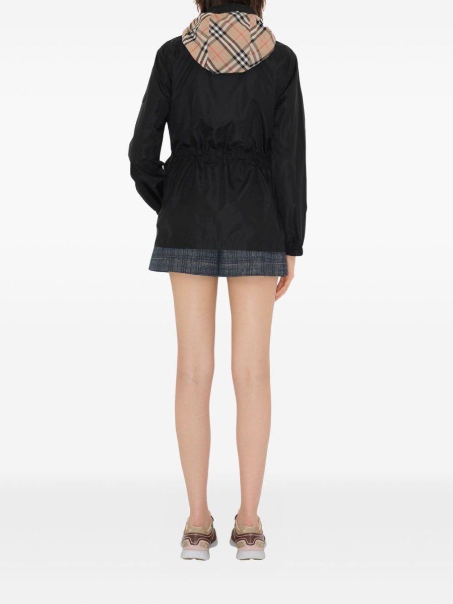 Burberry Vintage Check - trim parka coat - mondo moda griffe