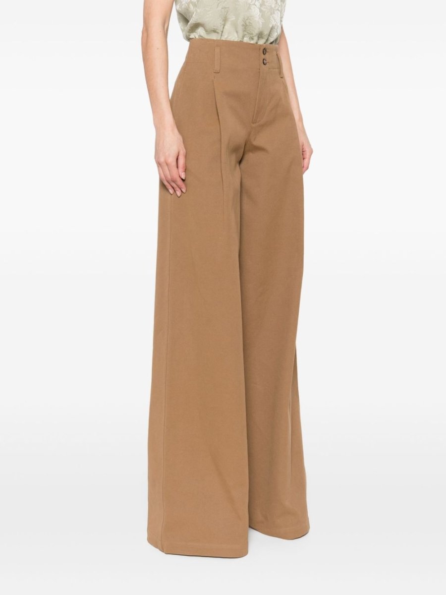 Chloé Chloè Trousers Brown - mondo moda griffe