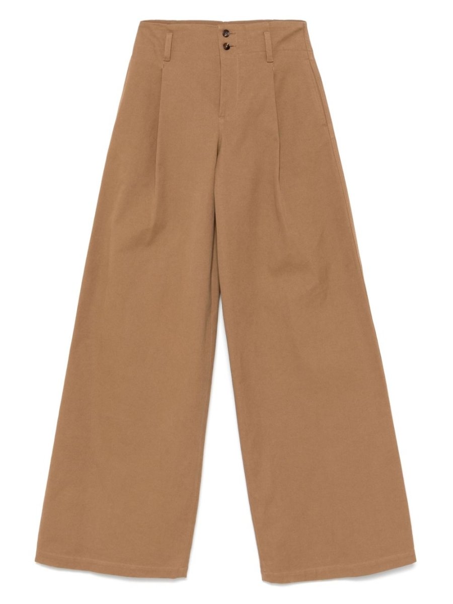 Chloé Chloè Trousers Brown - mondo moda griffe
