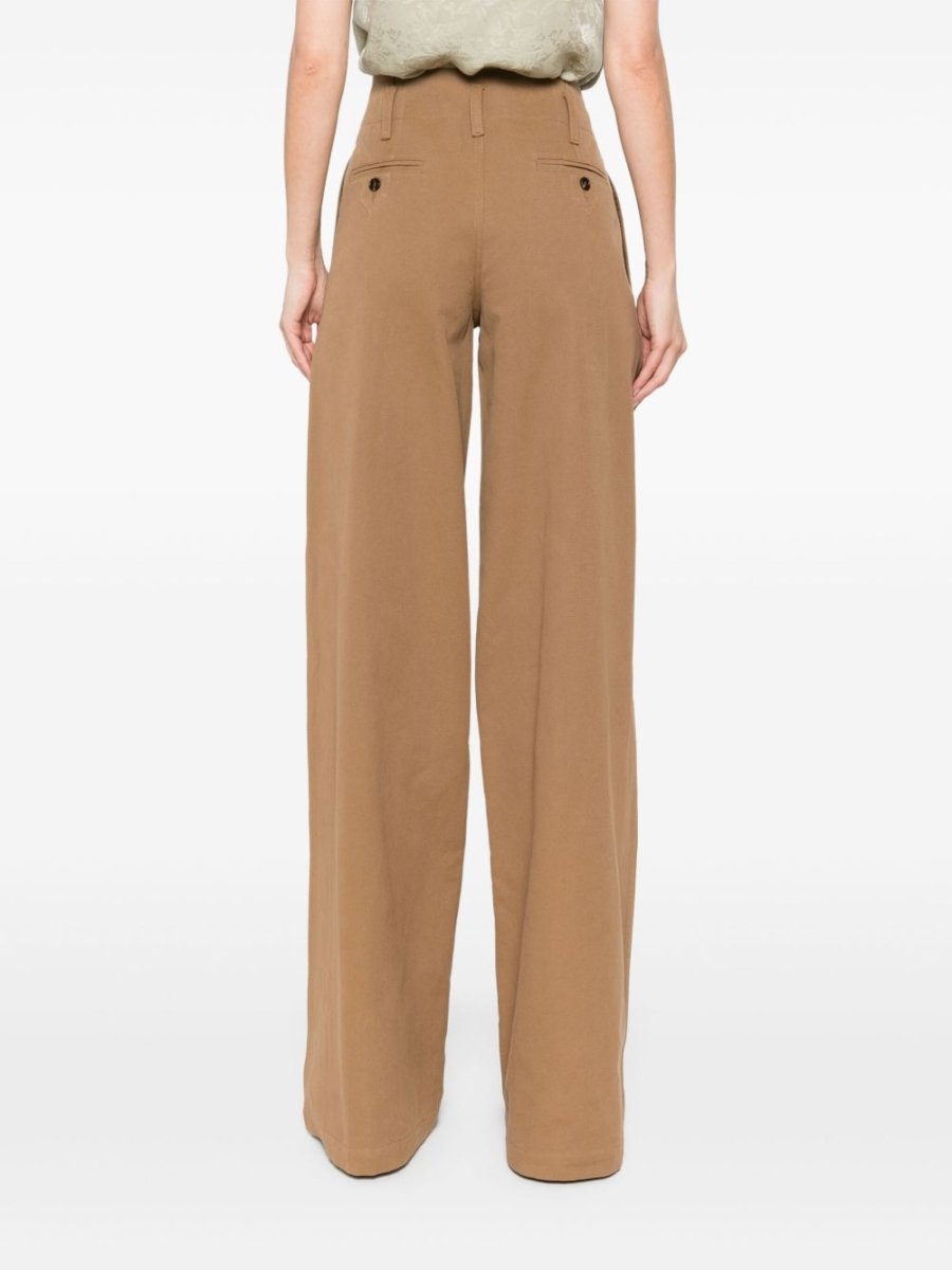 Chloé Chloè Trousers Brown - mondo moda griffe