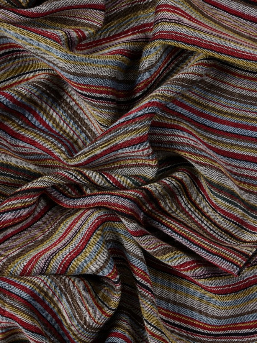 Paul Smith Signature Stripe wool and silk scarf - mondo moda griffe