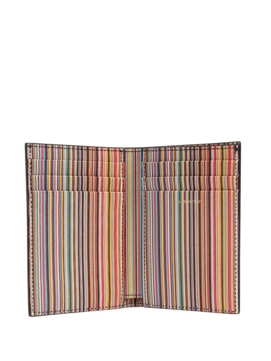 Paul Smith Signature Stripe leather wallet - mondo moda griffe