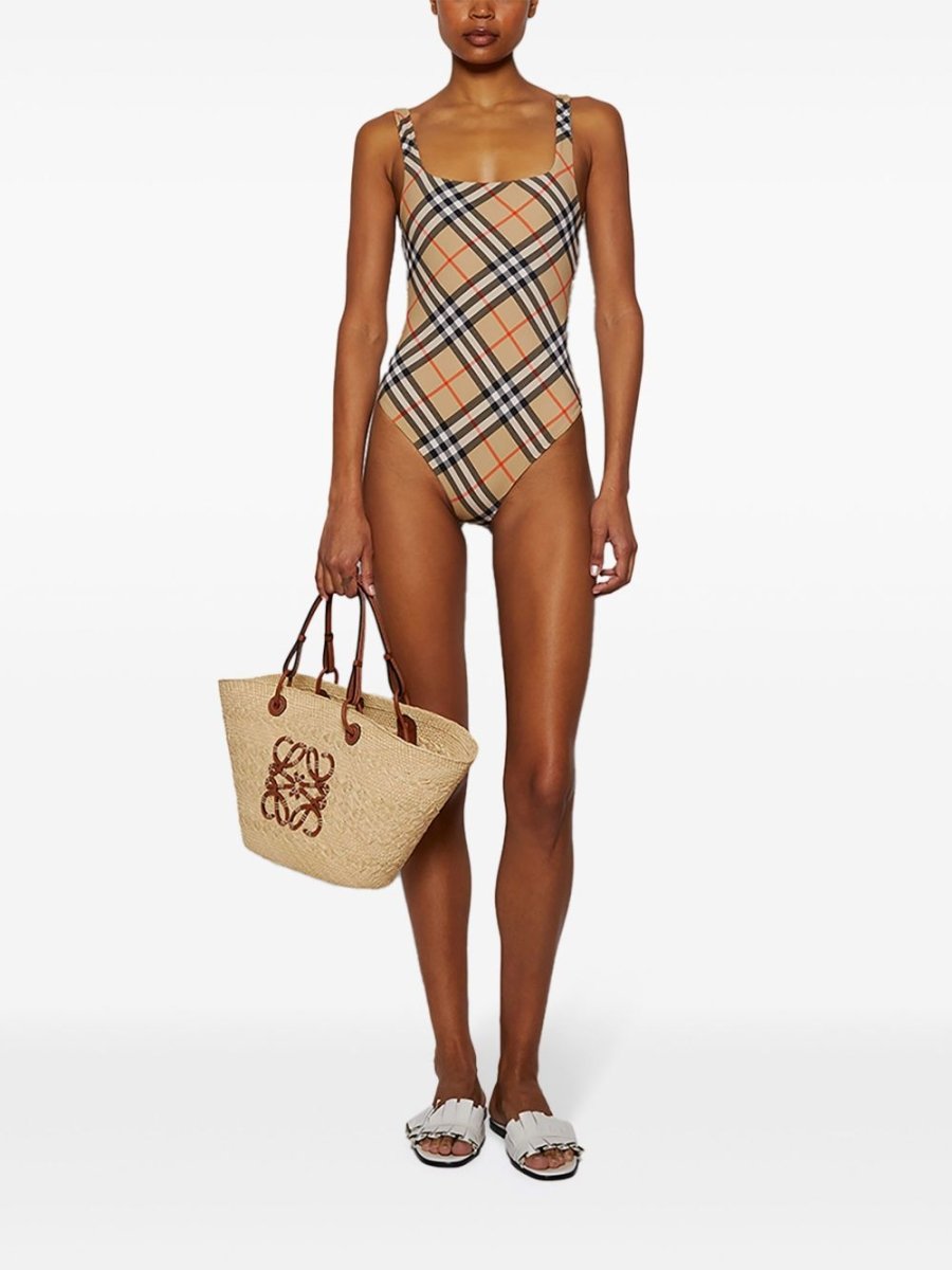 Burberry Check Swimsuit - mondo moda griffe