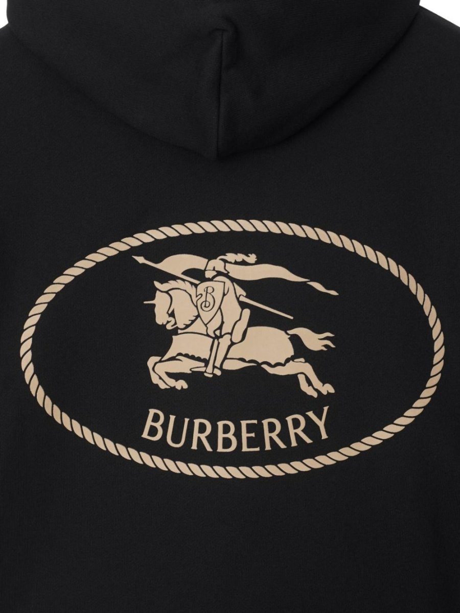 Burberry Knight Stamp Cotton Hoodie - mondo moda griffe