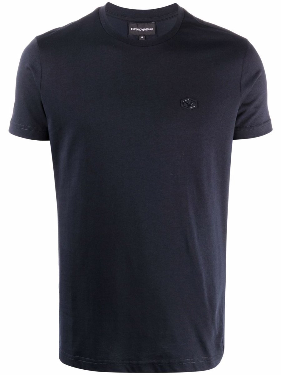 Emporio Armani T-shirts and Polos Blue - mondo moda griffe