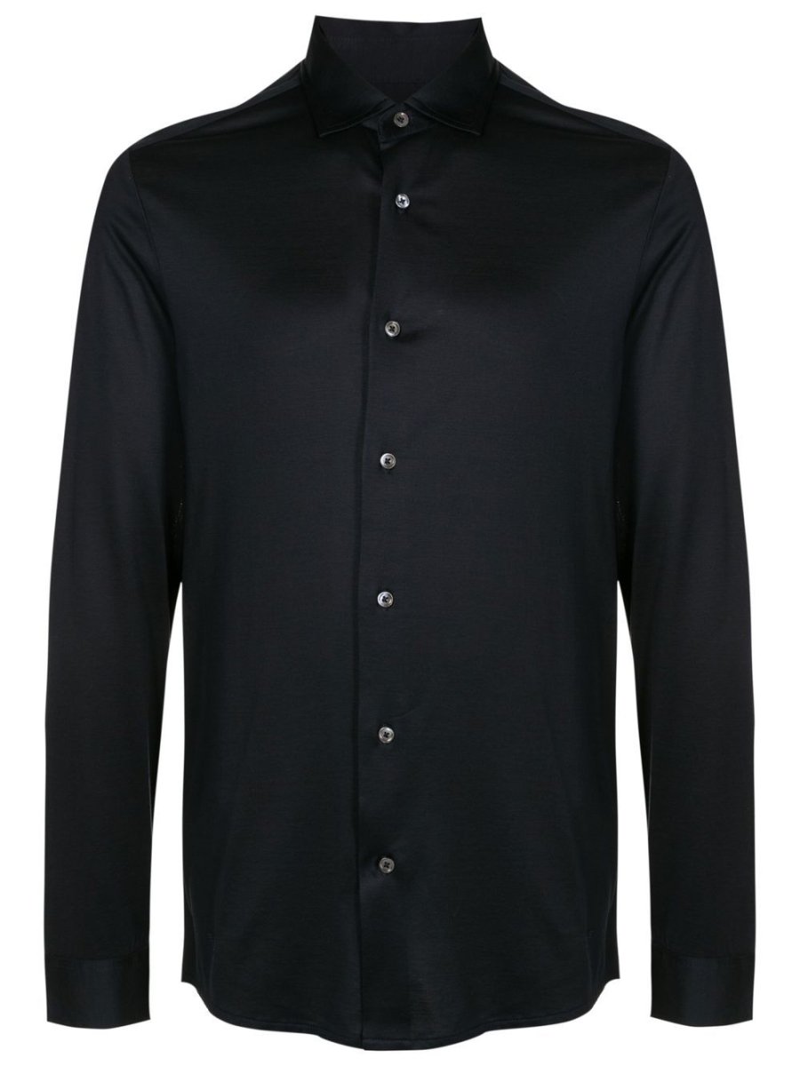 Emporio Armani Shirts Blue - mondo moda griffe