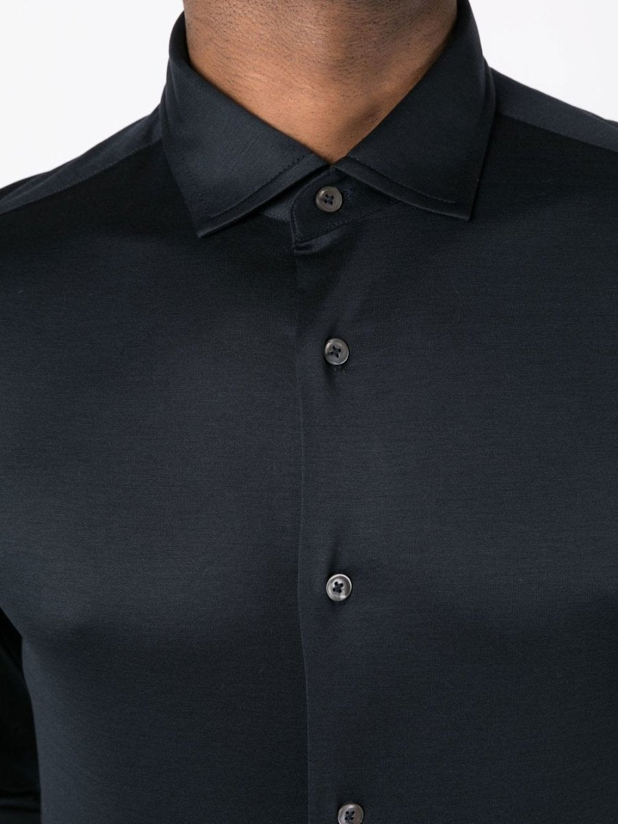 Emporio Armani Shirts Blue - mondo moda griffe