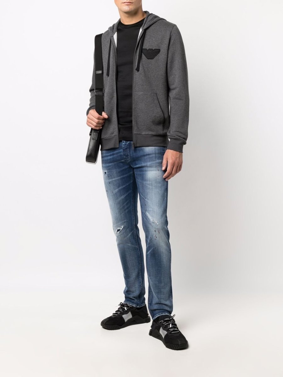 Emporio Armani T-shirts and Polos Black - mondo moda griffe