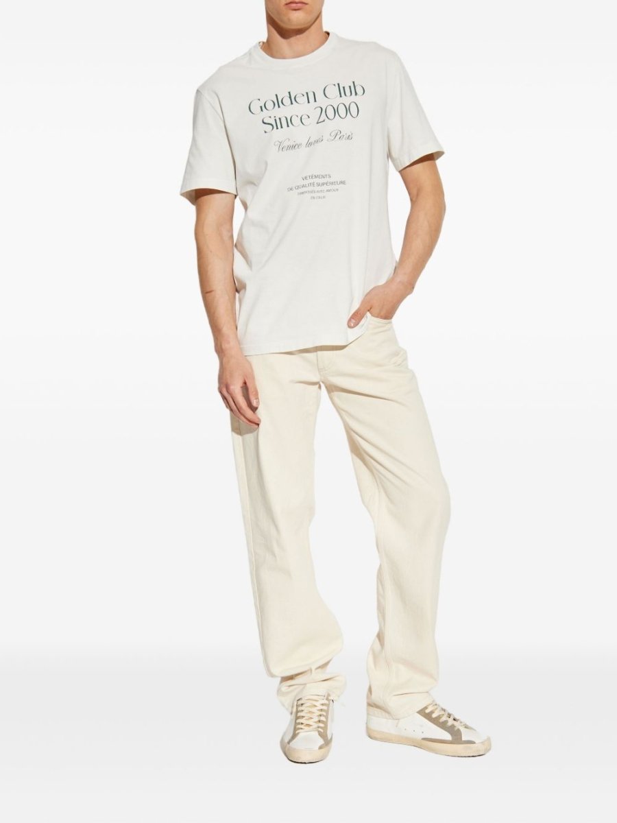 Golden Goose T-shirts and Polos White - mondo moda griffe