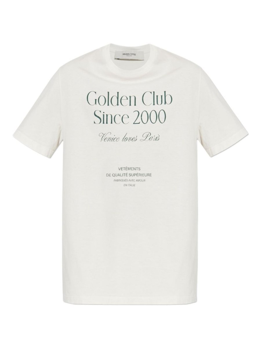 Golden Goose T-shirts and Polos White - mondo moda griffe