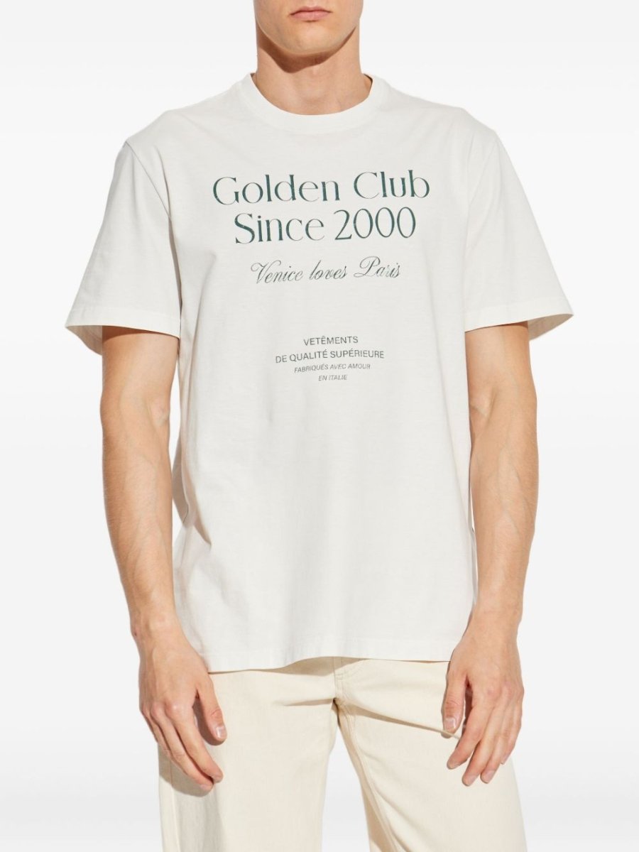 Golden Goose T-shirts and Polos White - mondo moda griffe