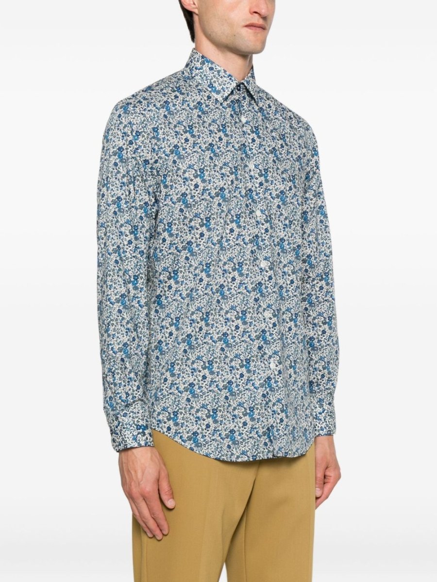Paul Smith Shirts Clear Blue - mondo moda griffe