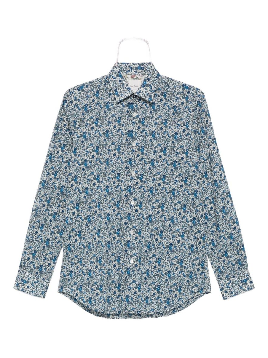 Paul Smith Shirts Clear Blue - mondo moda griffe