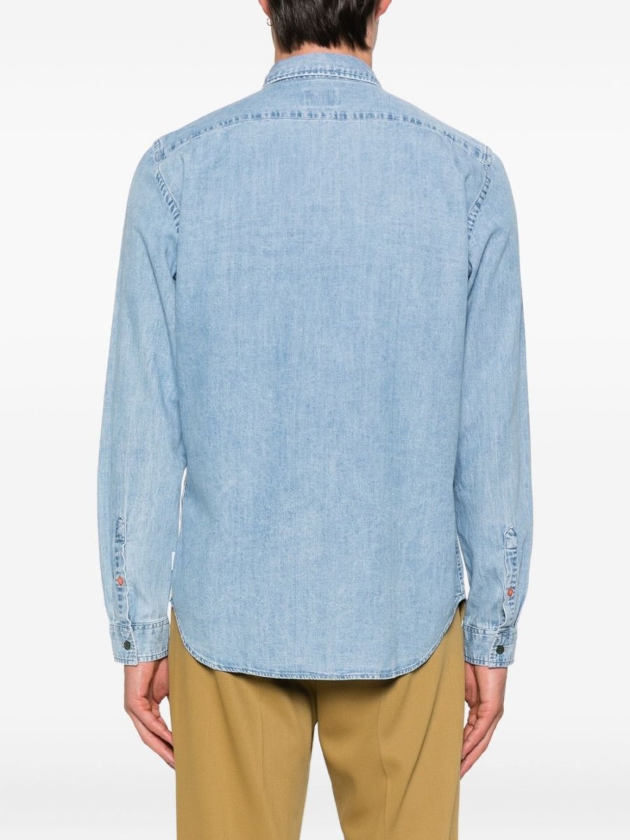 PS By Paul Smith Shirts Clear Blue - mondo moda griffe