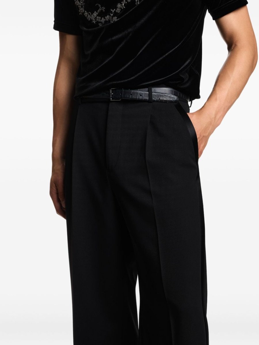 EMPORIO ARMANI EXCLUSIVE Trousers Black - mondo moda griffe