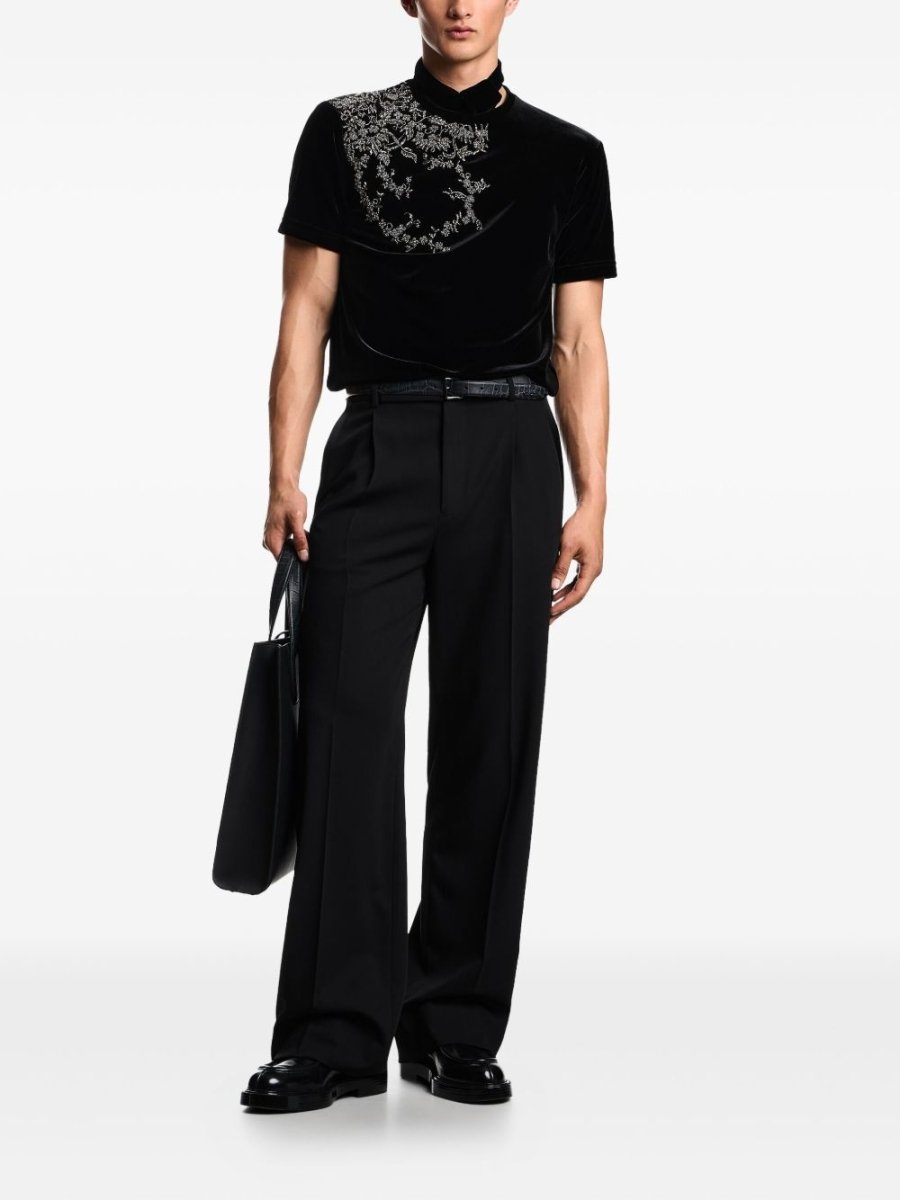 EMPORIO ARMANI EXCLUSIVE Trousers Black - mondo moda griffe