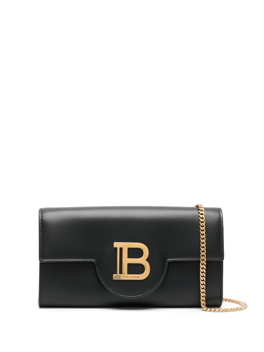 Balmain Logo - plaque leather crossbody bag - mondo moda griffe