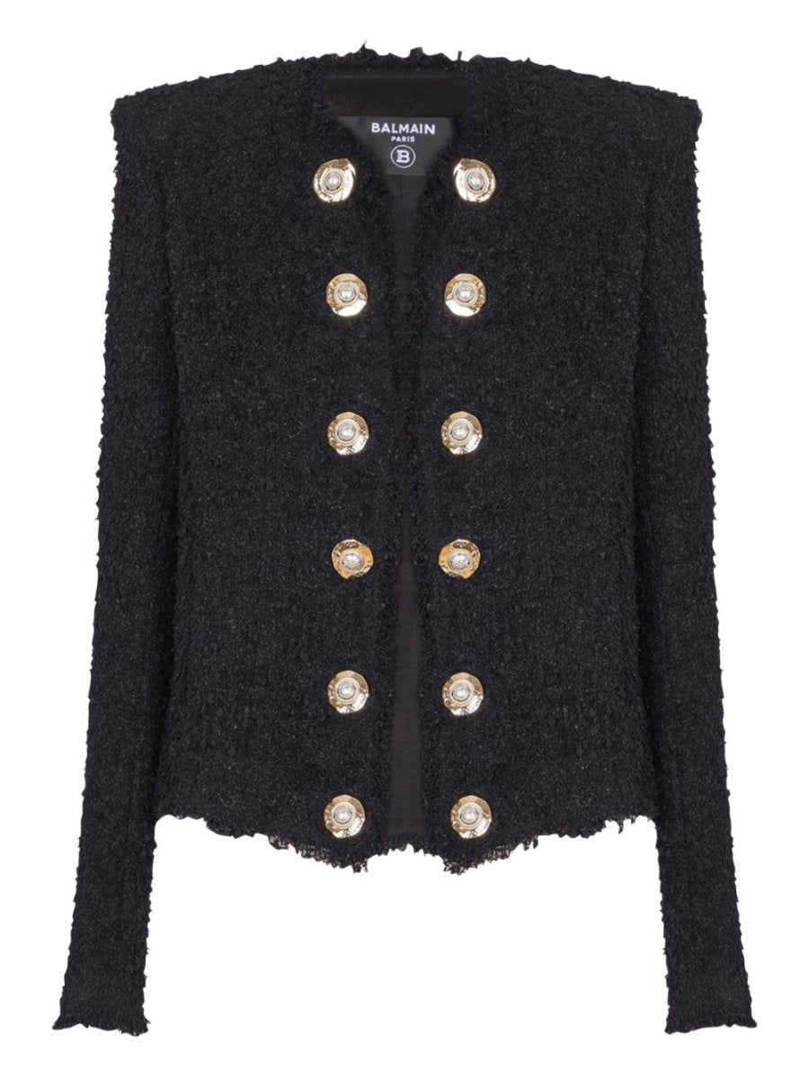 Balmain Edge - to - edge tweed jacket - mondo moda griffe