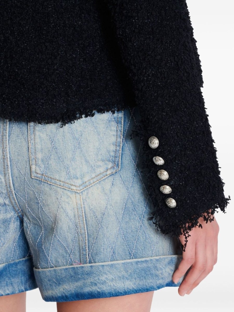 Balmain Edge - to - edge tweed jacket - mondo moda griffe