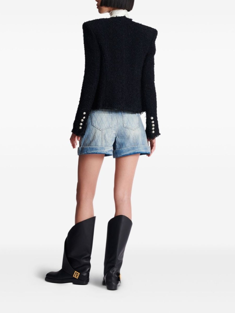 Balmain Edge - to - edge tweed jacket - mondo moda griffe