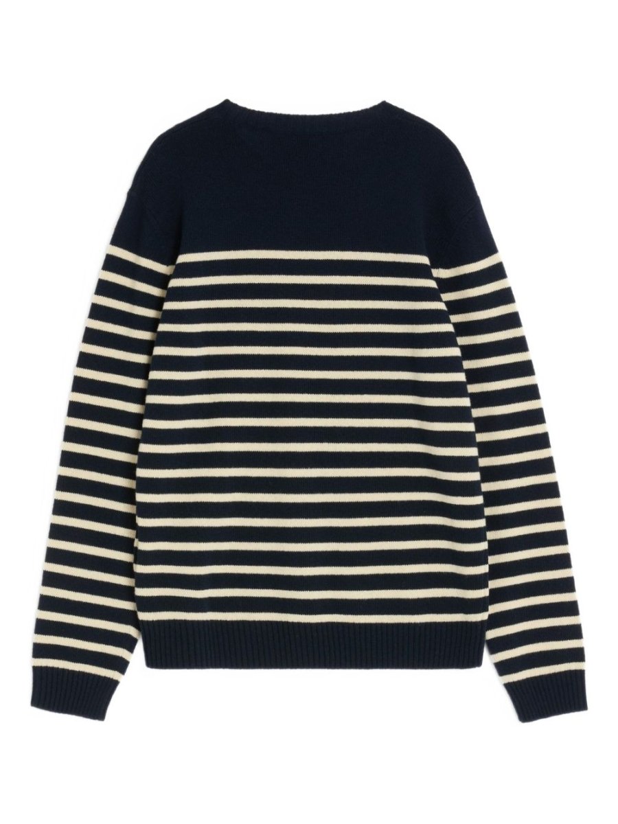 Valentino Wool Sweater with Jacquard Pattern Chez Valentino - mondo moda griffe