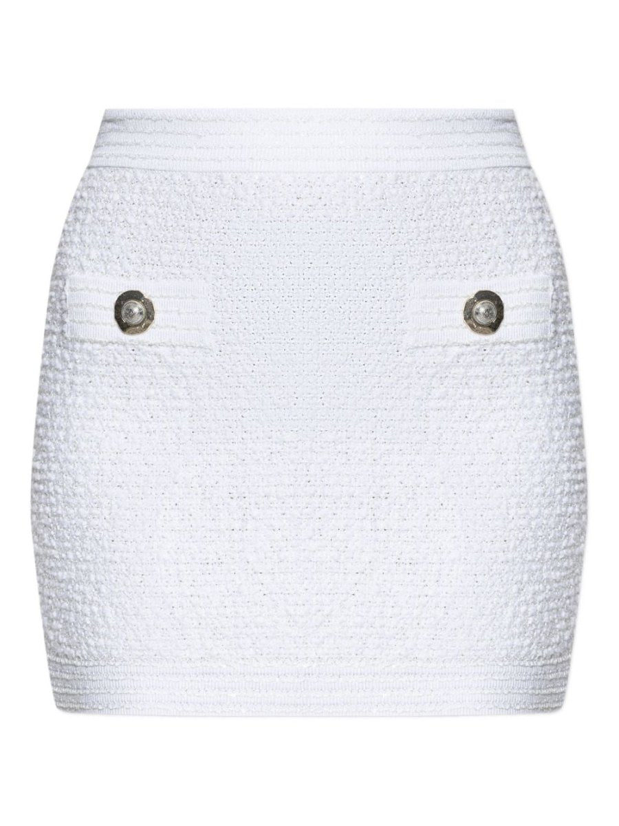 Balmain Tweed Mini Skirt - mondo moda griffe