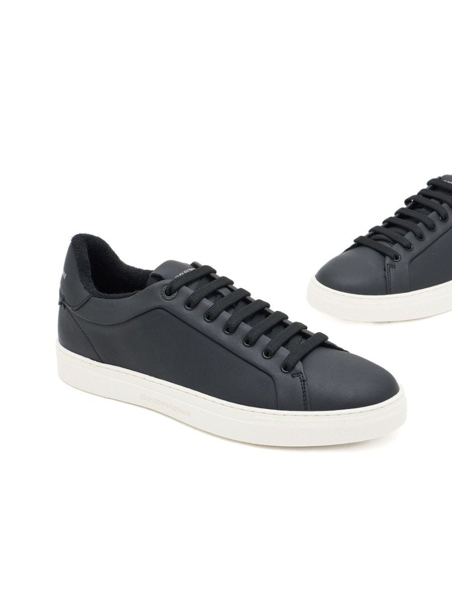 EMPORIO ARMANI EXCLUSIVE Soft leather sneakers - mondo moda griffe