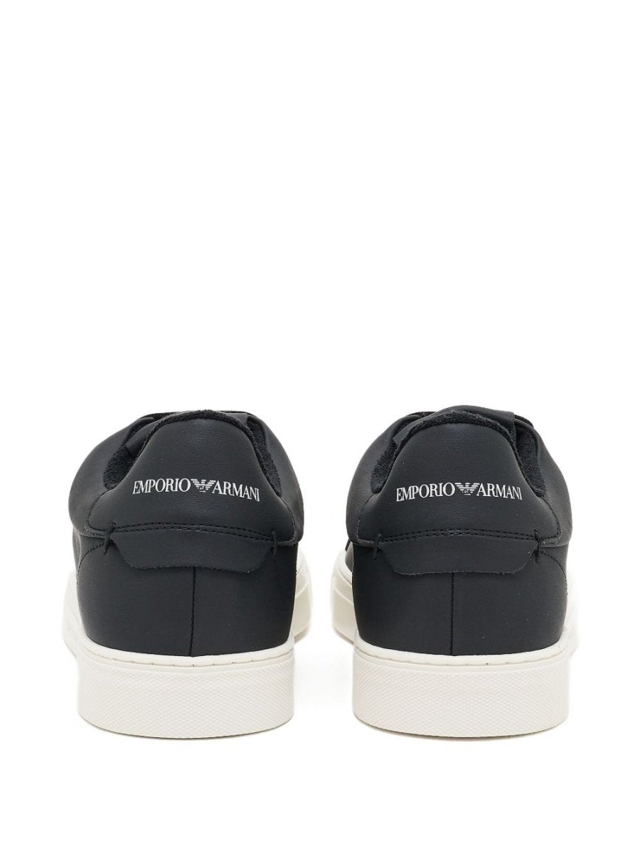 EMPORIO ARMANI EXCLUSIVE Soft leather sneakers - mondo moda griffe