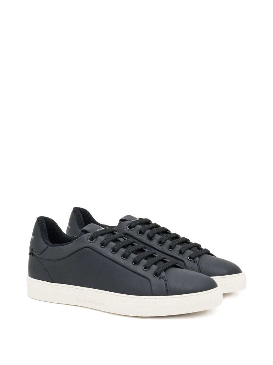 EMPORIO ARMANI EXCLUSIVE Soft leather sneakers - mondo moda griffe
