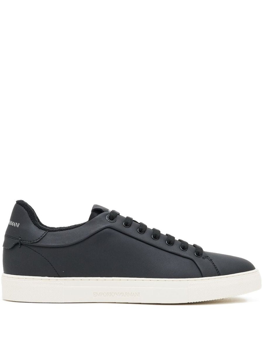 EMPORIO ARMANI EXCLUSIVE Soft leather sneakers - mondo moda griffe