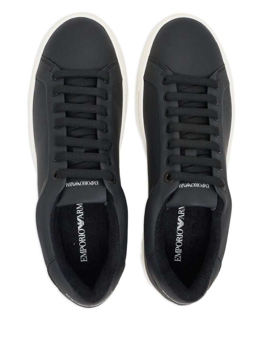 EMPORIO ARMANI EXCLUSIVE Soft leather sneakers - mondo moda griffe