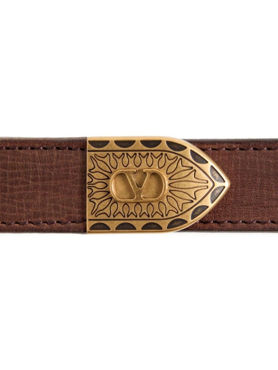 Valentino Garavani Vlogo Signature Belt In Calfskin 20mm - mondo moda griffe
