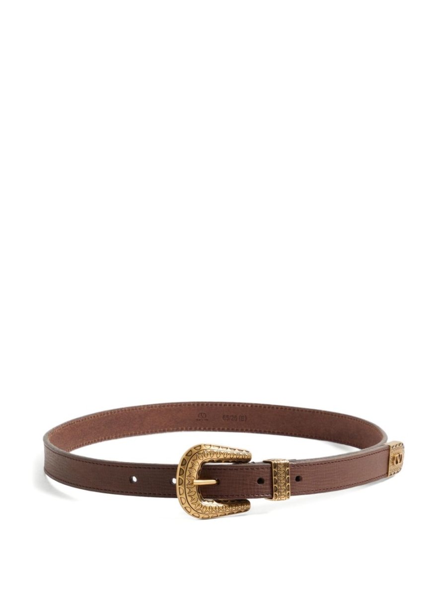 Valentino Garavani Vlogo Signature Belt In Calfskin 20mm - mondo moda griffe