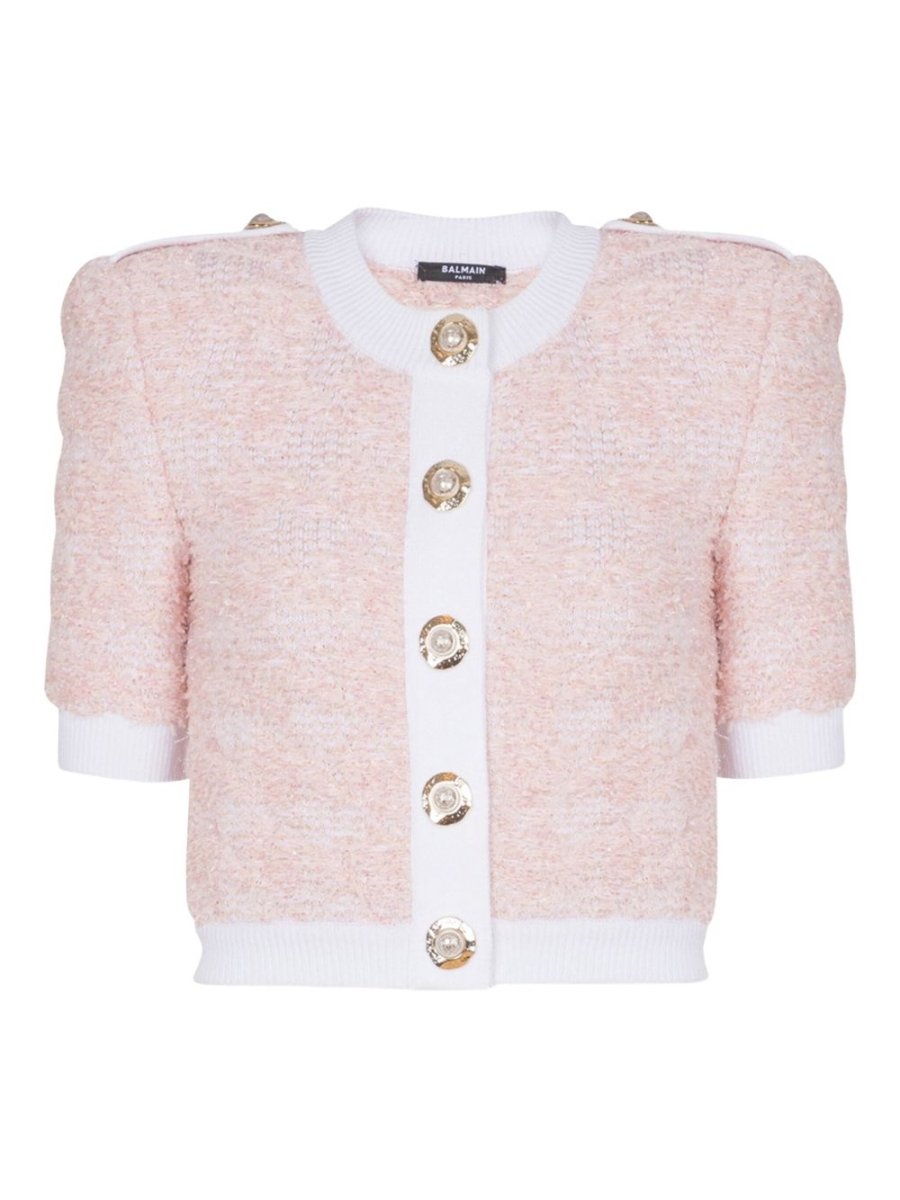 Balmain Cropped cardigan - mondo moda griffe