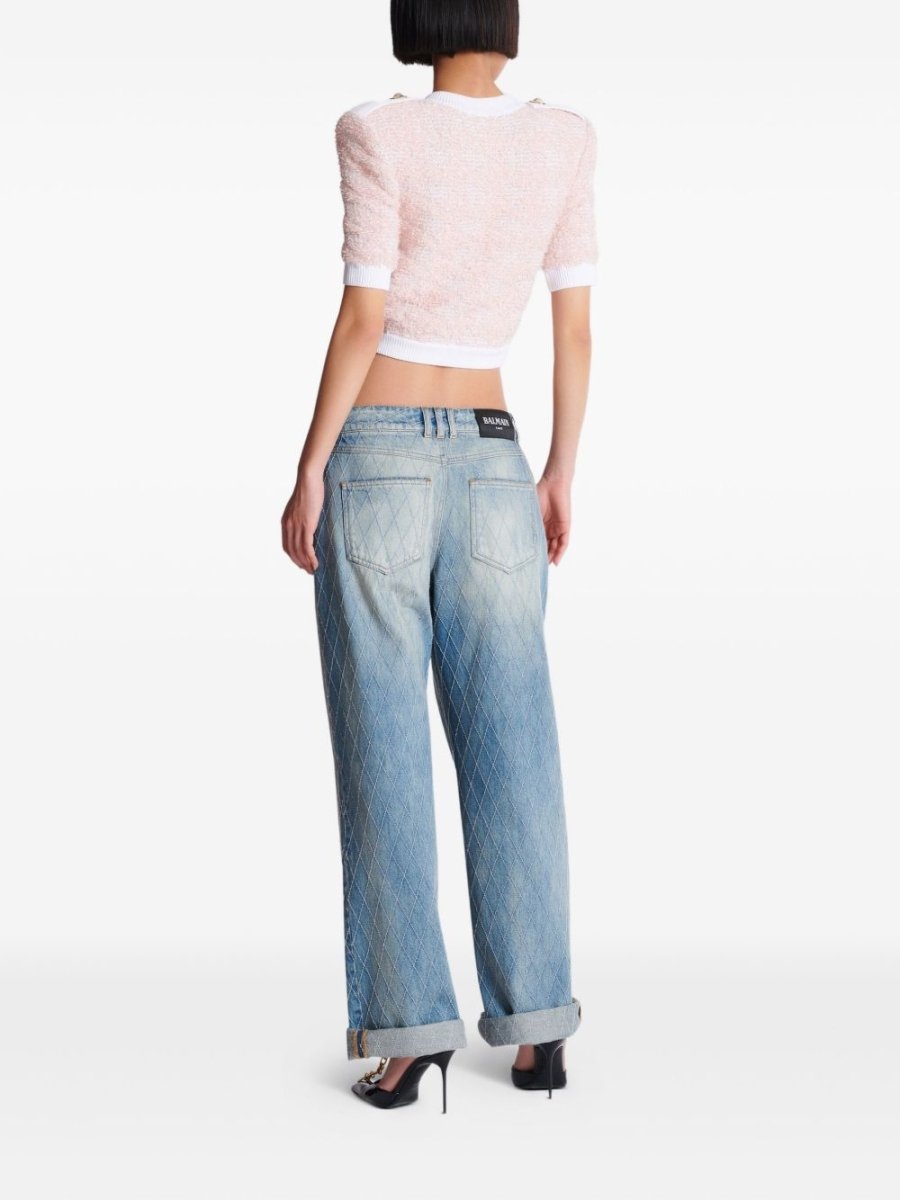 Balmain Cropped cardigan - mondo moda griffe